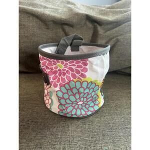 Thirty One Oh Snap Bin In Bubble Bloom Round Organization Caddy Floral New